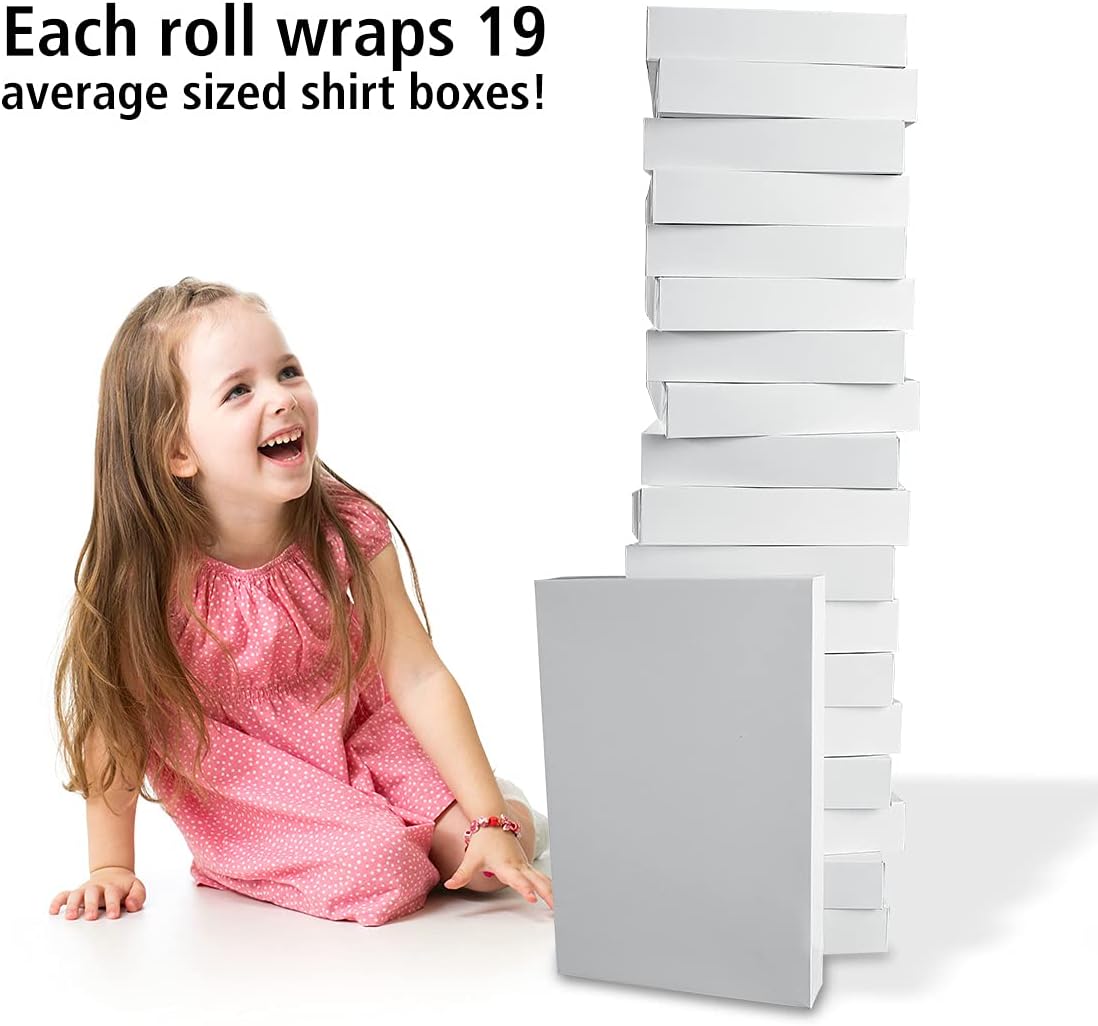 Current Surprise Package Jumbo Gift Wrap Roll - 23 Inches x 32 Feet (61 Square Feet Total), Peek-Proof, For Birthdays, Graduations, Baby Showers and More