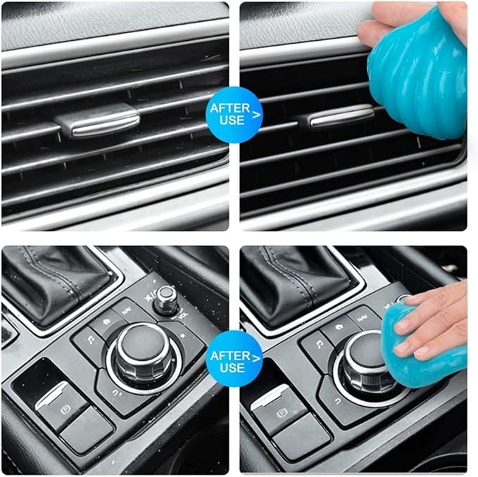 COLORCORAL Car Vent Cleaner Car Cleaning Gel for Keyboard Detailing Putty Goo Cleaning Putty Gel Auto Detailing Tools Vehicle Interior Cleaner Cleaning Mud for Dust Cleaner Slime Keyboard Cleaner Gel