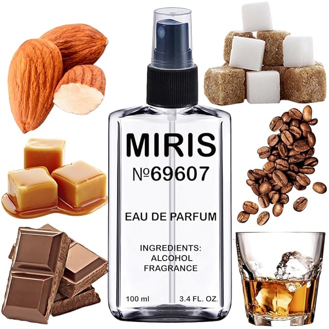 MIRIS No. 69607, Inspired by Black Phantom, Long-Lasting Unisex Eau de Parfum for Women & Men, Spray 3.4 Fl Oz / 100 ml