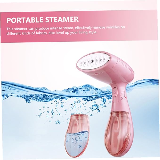 TIDTALEO Portable Handheld Garment Steamer and Iron Wrinkle Remover for Clothes Curtains and Fabrics Fast Heat-up Abs Travel Steamer with US Plug for Home Hotel Dormitory Use