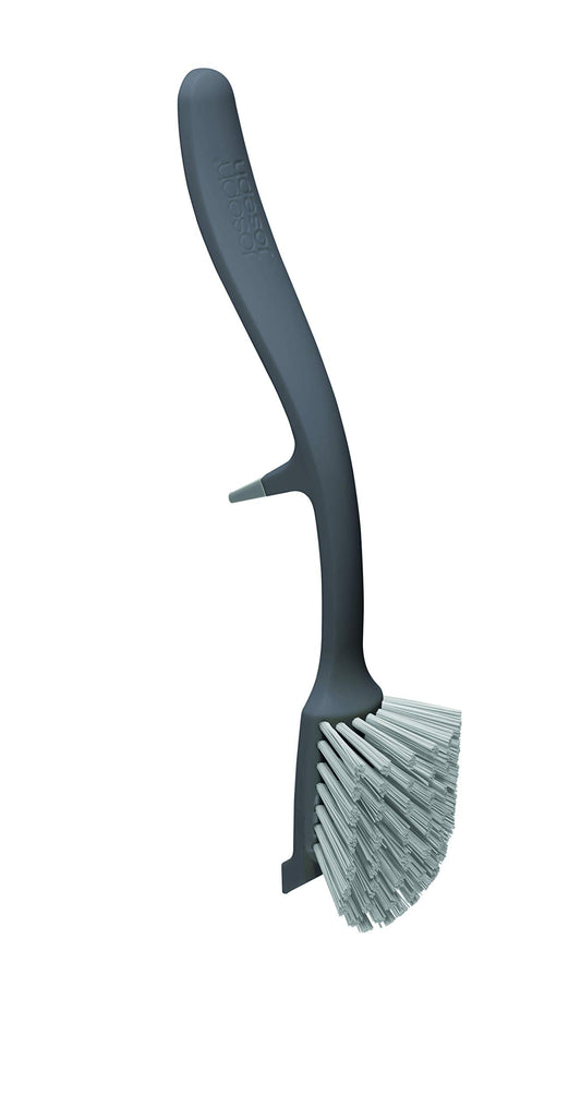 Joseph Joseph Edge Dish Brush with Integrated Sink Rest, Grey