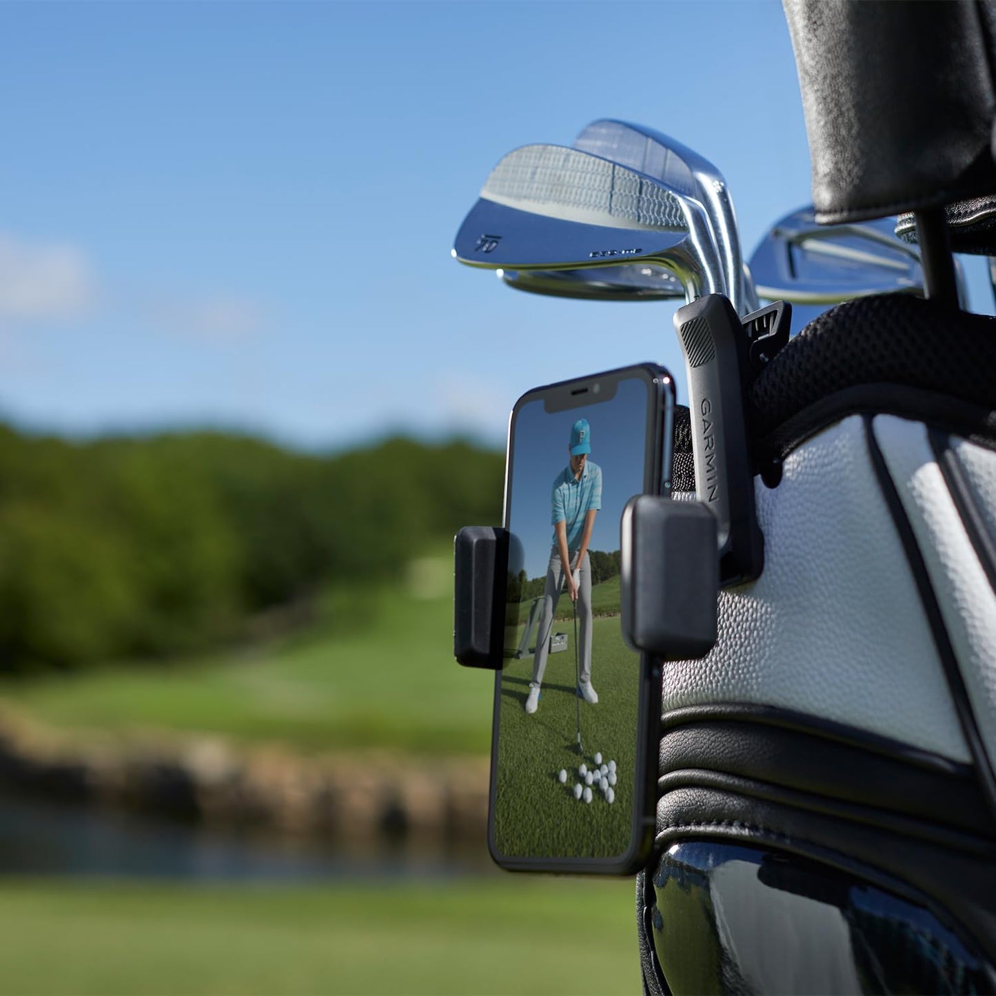 Garmin Approach R10 Portable Golf Launch Monitor | Take Your Game Home or Practice at The Driving Range | Track Metrics, Record Video or Play 43,000+ Courses with Signature Series Golf Towel