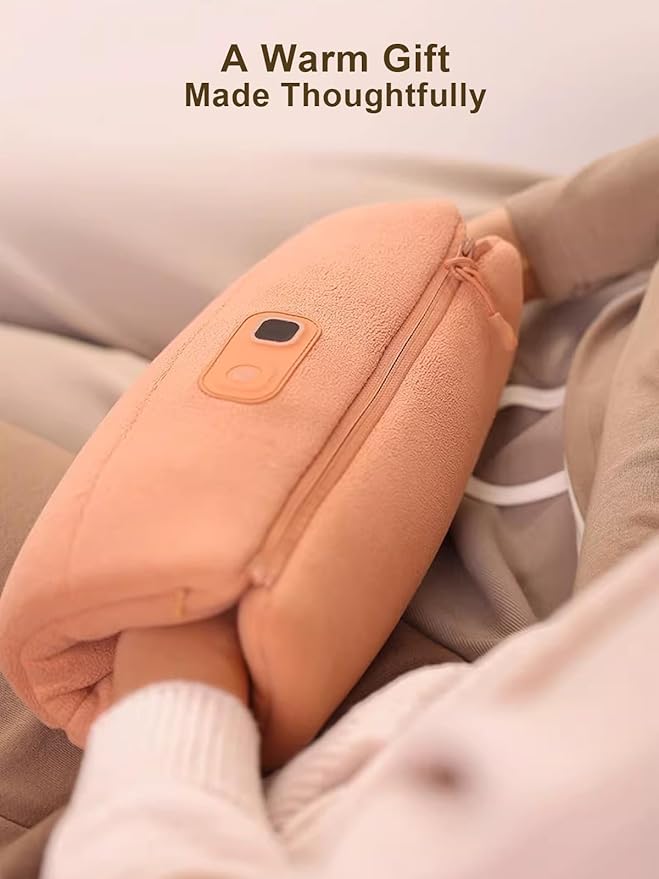Hand Warmers Rechargeable 10000mAh Electric Heated Gloves Power Bank Portable Handwarmers Pouch Double-Sided Multi-use Heating Muff for Women, Camping Xmas Gifts, Men, Kids, Hunting