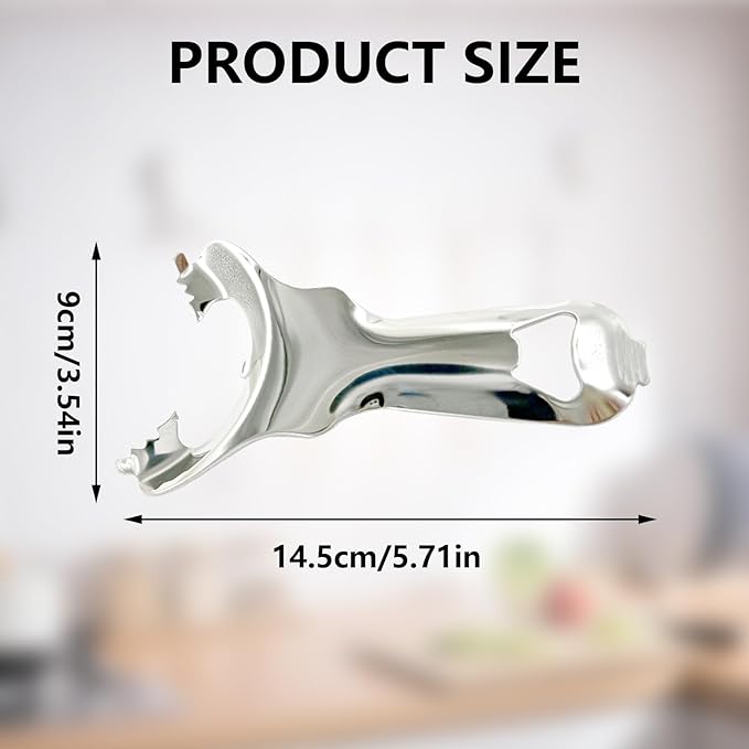1 Pcs Canning Jar Opener for Mason Jars, Stainless Lids Sealed Tool No Dent Damage