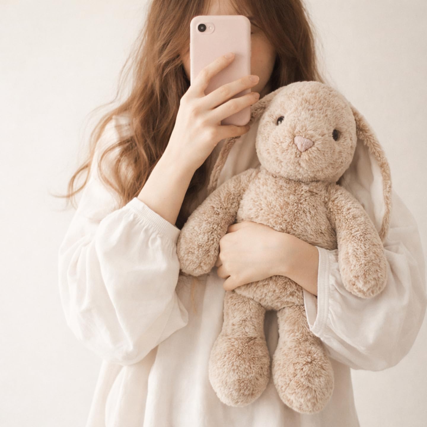 WEIGEDU Bunny Rabbit Stuffed Animals Plush Toys for Kids Girls Boys Baby Birthday Bedtime Gift, 17.7 inches
