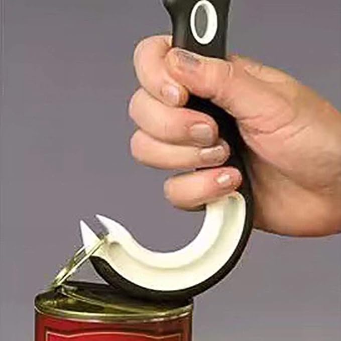 Small Hands Jar Opener, Seniors Easy to open Ergonomic Can Ring-Pull Helper J Shape Ring Pull Can Opener Ring Hook Pulling Jar Manual Ring-Jar for Weak Hands