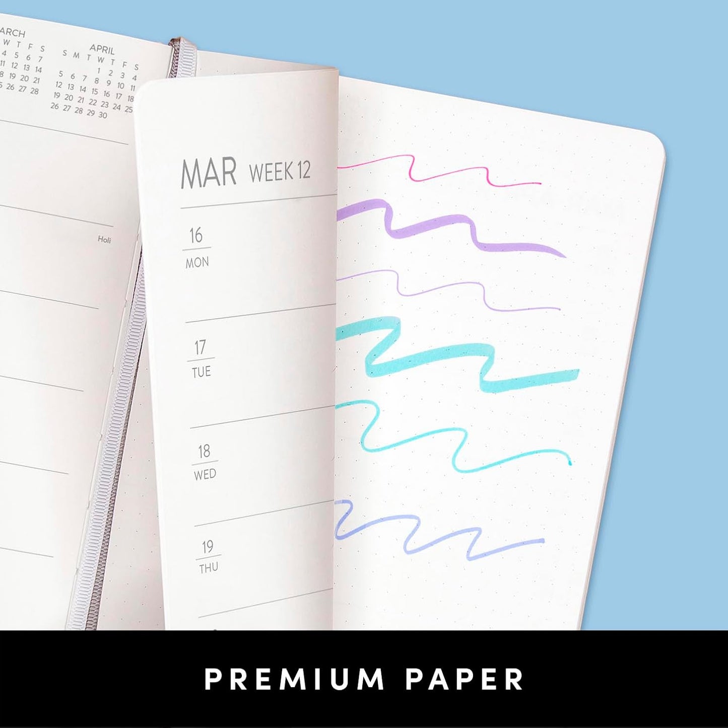 PAPERAGE 2026 Weekly & Monthly Planner, 12 Months (January 2026 - December 2026), 5.6 in x 8 in, Hardcover 2026 Planner with Weekly & Monthly Spreads, Note Pages, Stickers & Back Pocket – Burgundy