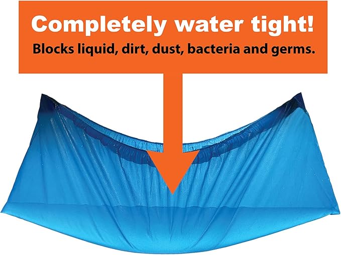 ProtectX Disposable Shoe & Boot Covers, 500-pack (250 pairs), Waterproof, Slip Resistant, Boot & Shoe Covers, Durable CPE plastic, Fits up to Men’s 10.5 US Size and Women’s 12 US Size Shoes