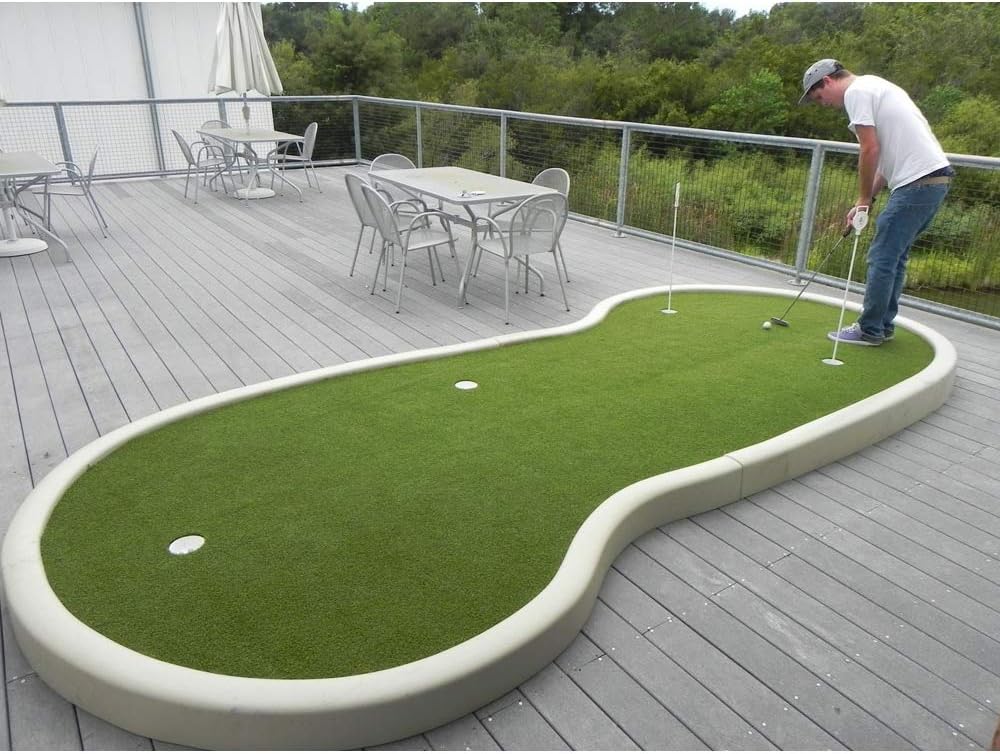 Golf Putting Green - Artificial Grass Turf 8FT X 41FT, Indoor/Outdoor Training Mat, Synthetic Fake Grass for Baseball, Football, Gym Sports