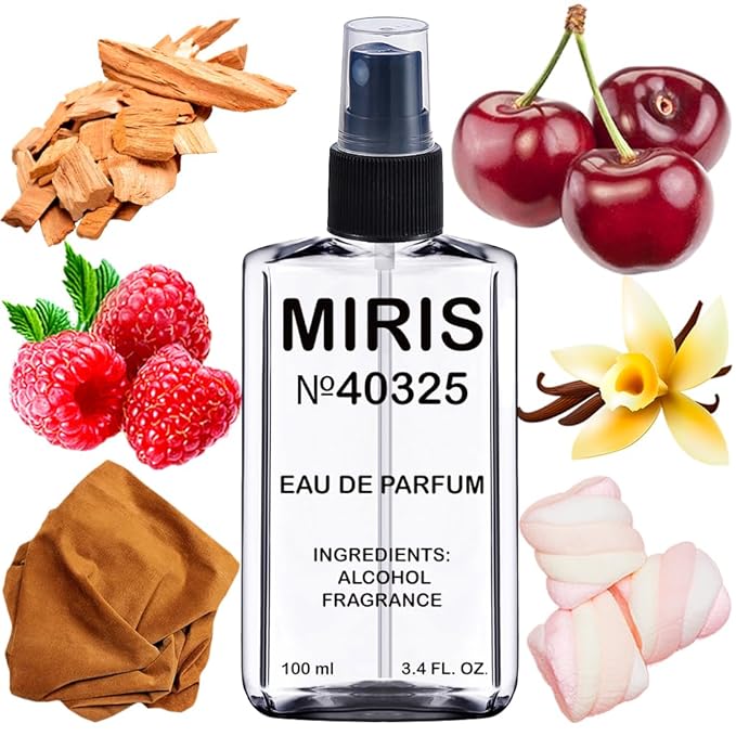 MIRIS No. 40325, Inspired by Cherry in the Air, Long-Lasting Eau de Parfum for Women, Spray 3.4 Fl Oz / 100 ml
