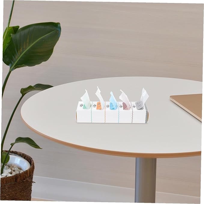 Yardwe 250pcs Disposable PE Trash Bags for Home Office Small Waste Organizers Tear-resistant Rubbish Bin Liners for Car Kitchen Bathroom