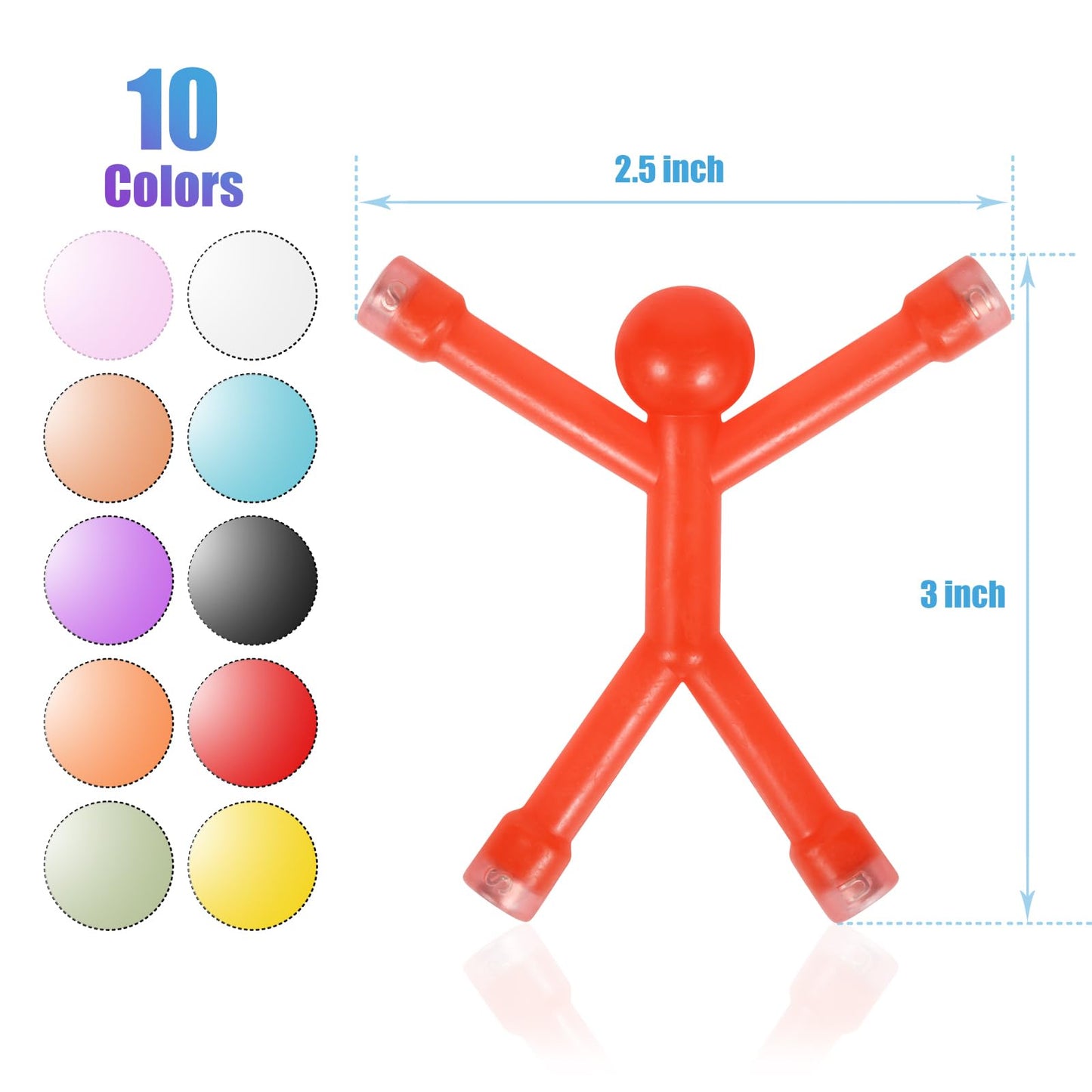 30 Pcs Magnetic-Toys-Men-People, Magnets for Kids Travel Toys, Magnetic Men Kids Toy, for Refrigerator Magnets, Office, Whiteboard