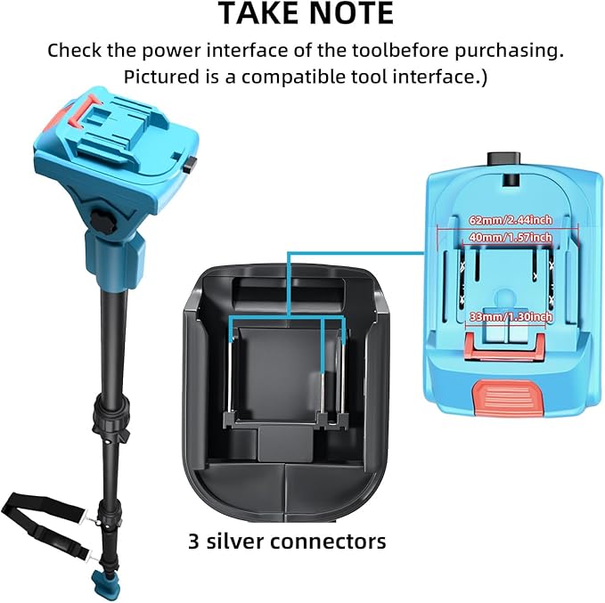 Only Extendable Pole Saw, Extension Pole Rotatable Pole 14ft Max Reach With Shoulder Strap,Tool-Free Installation Compatible 21v Shintyool Battery,For High Altitude Operations(No Chainsaw And Battery)