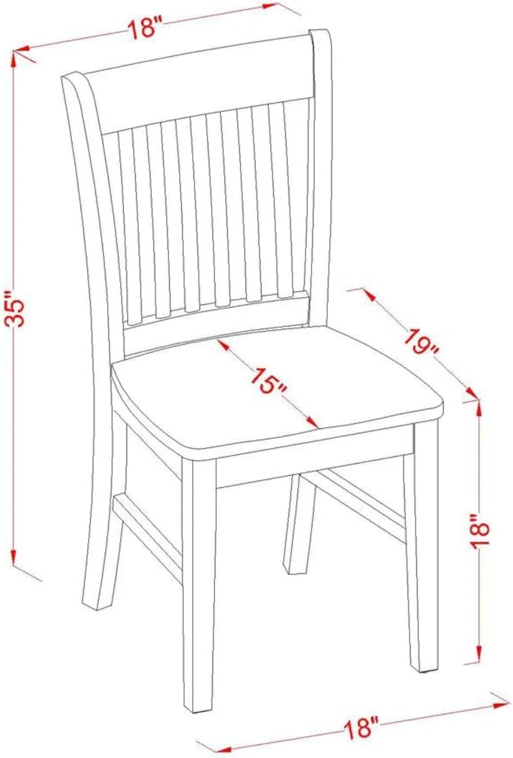 East West Furniture SHNO5-LWH-W 5 Piece Kitchen Table & Chairs Set Includes a Round Dining Room Table with Pedestal and 4 Solid Wood Seat Chairs, 42x42 Inch, Linen White