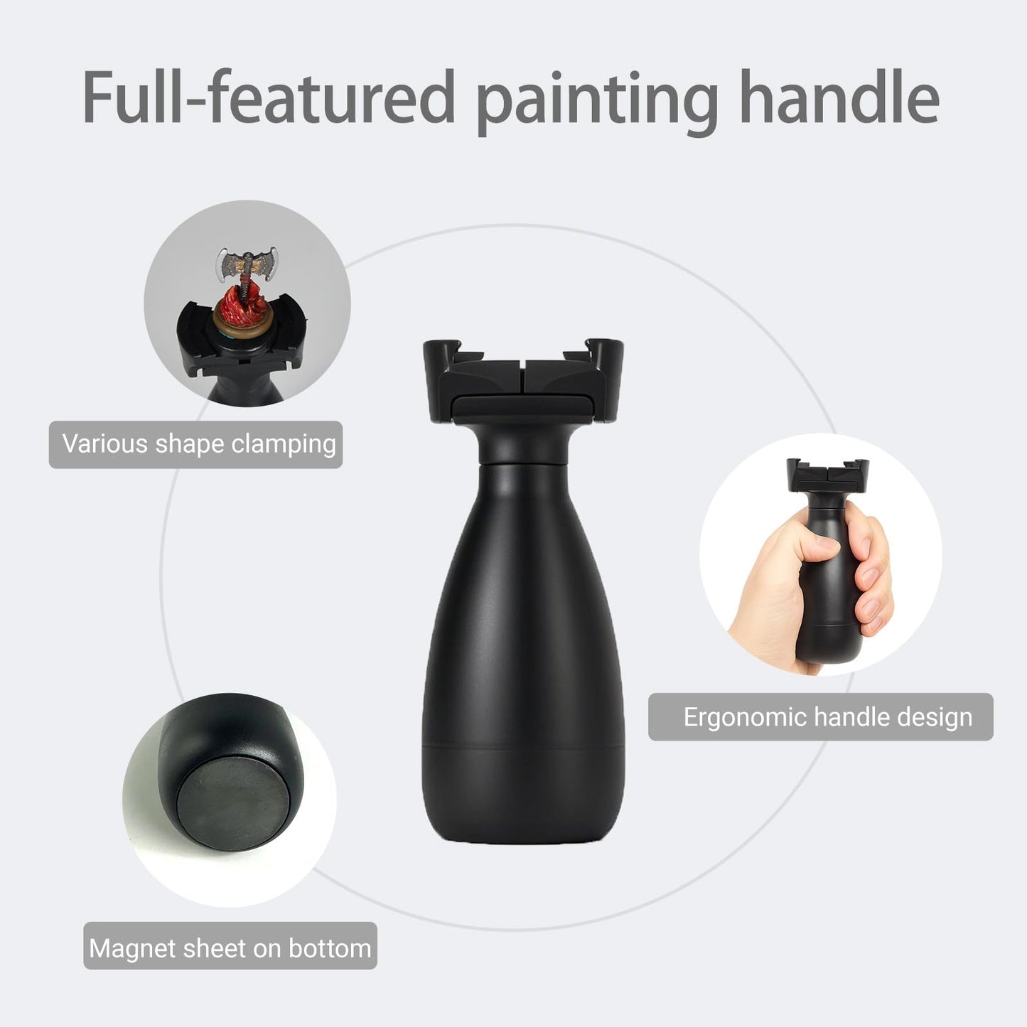 Painting Handle, Warhammer Accessories,Paint Holder for Warhammer Gifts, Miniature Painting, Miniatures, DND, Scale Model, Fantasy Figurines, War Game Accessories (Small)