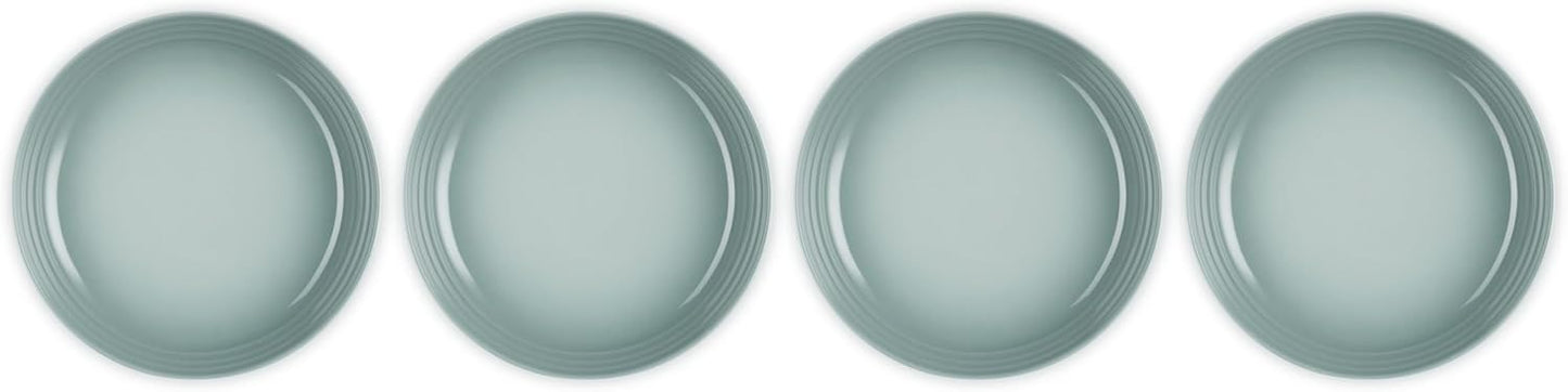 Le Creuset Stoneware Set of 4 Pasta Bowls, 8.5" each, Sea Salt