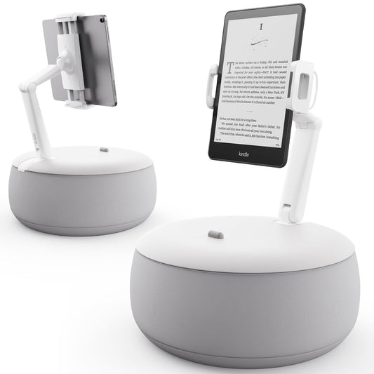 Saiji Kindle Holder Pillow, Tablet Holder Compatible With 4.7-15.6    Kindle, Phone, Ipad, 360 Adjustable Tablet Stand For Bed W
