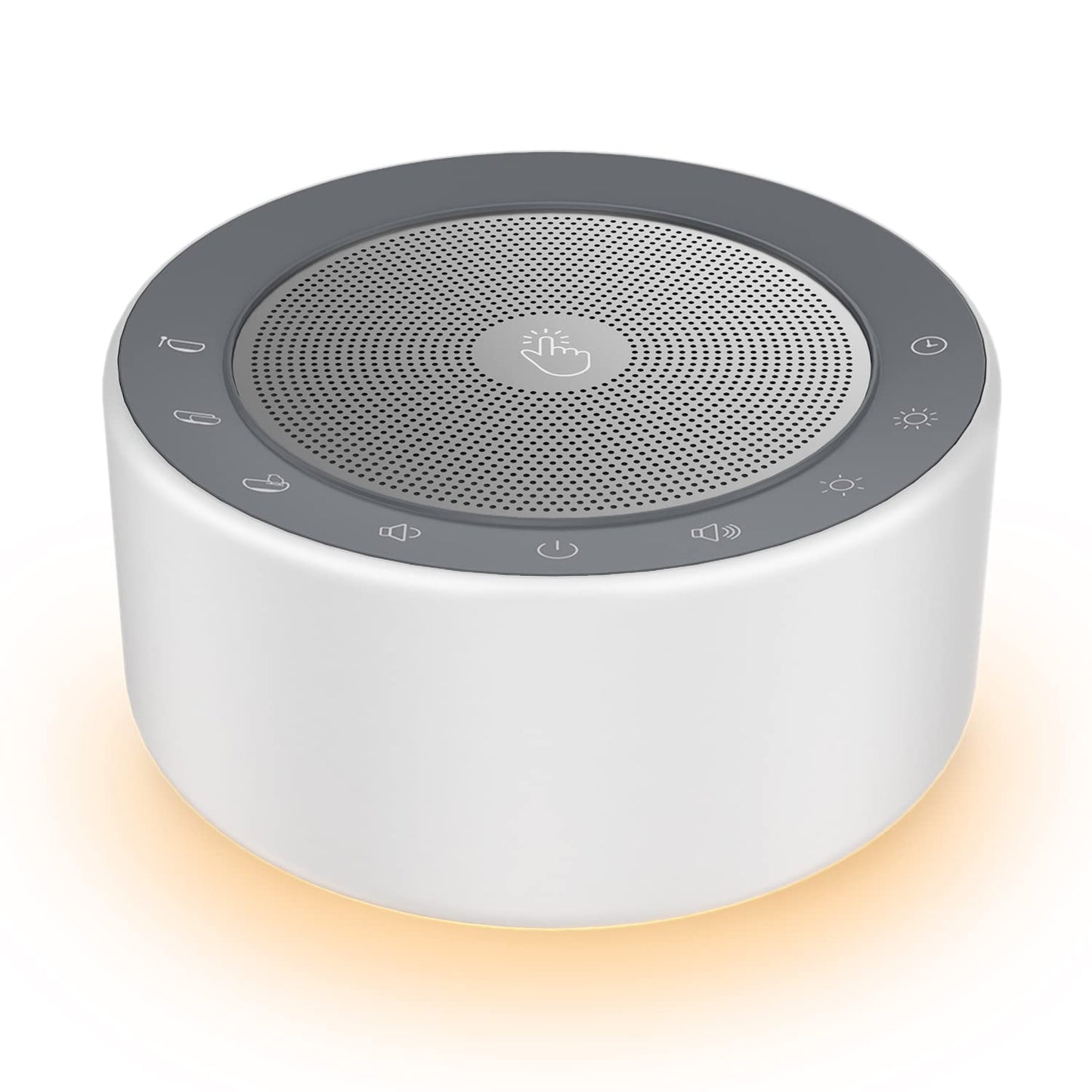 Kipcush Automatic Tibetan Meditation Bowl Sound Machine - 7 Himalayan Tones + 7 Color Night Light - Timer & Touch Control - No M