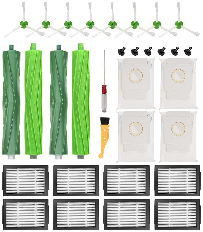 Replacement Parts For Irobot Roomba I3+ I4+ Evo I7+ J7 J7+ I6 Plus E5 E6,I & J Series Vacuum Cleaner Accessories,2 Set Rubber Br