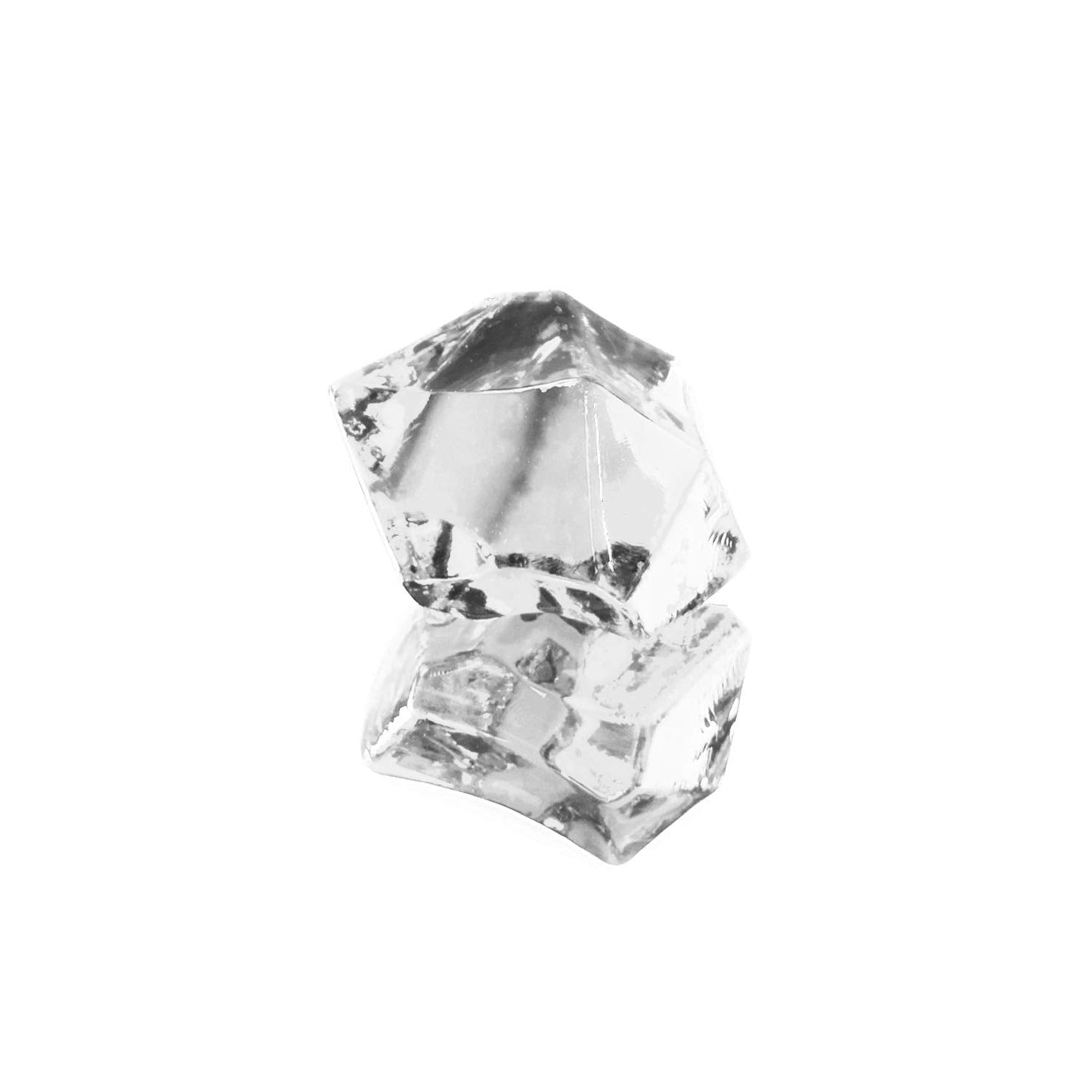 Super Z Outlet 3 Pound Bag Clear Fake Ice Cubes Acrylic Rock Diamond Crystals Treasure Crushed Gems for Vase Fillers, Table Scatter, Birthday Decoration Favor, Event, Wedding, Arts & Crafts