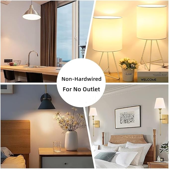 BLUEYE Rechargeable Battery Operated Light Bulb,2Packs,300LM,40W Equivalent,E26 Detachable Charging(E12 available),4 Color Temperature,Remote Control Puck Emergency Lamp,Timer,Dimmer,For Non-Hardwired