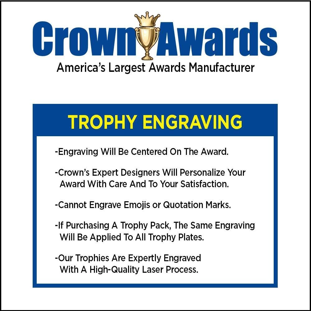 Crown Awards 7" Golf Gold Cup Trophies, Custom Golf I Broke 90 Acrylic Cup Trophy