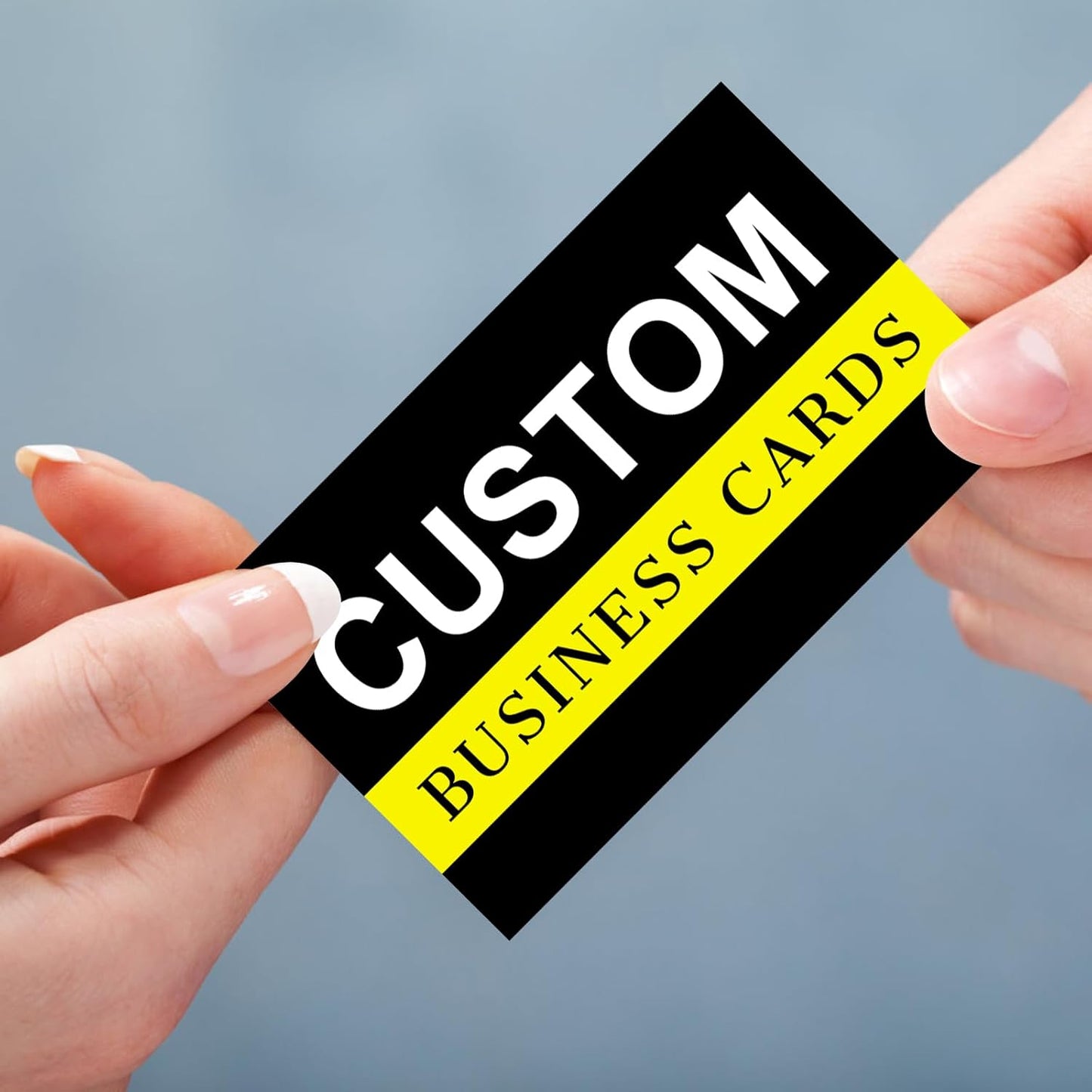 Custom Barbershop Business Cards Customizable with Logo Photo Personalized Customize for Small Business Customized Waterproof Double Sided Cards 100 200 500 1000