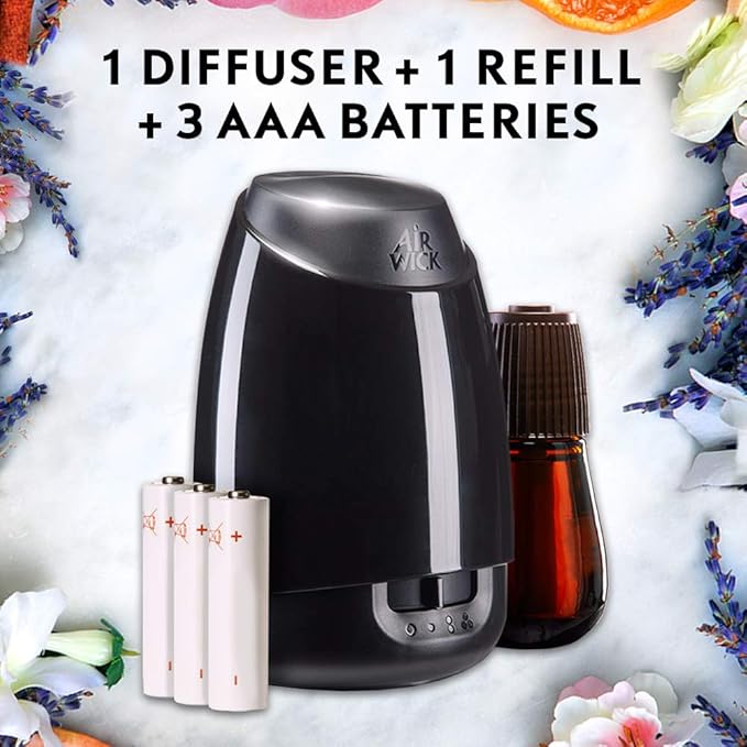 Air Wick Essential Mist, Essential Oil Diffuser Refill, Lemon Thyme, 1ct, Air Freshener