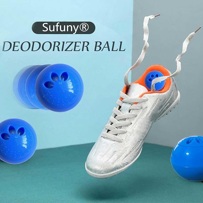 Shoe Deodorizer Balls Sneaker Deodorizers Balls Odor Eliminating for Shoes 6 Packs