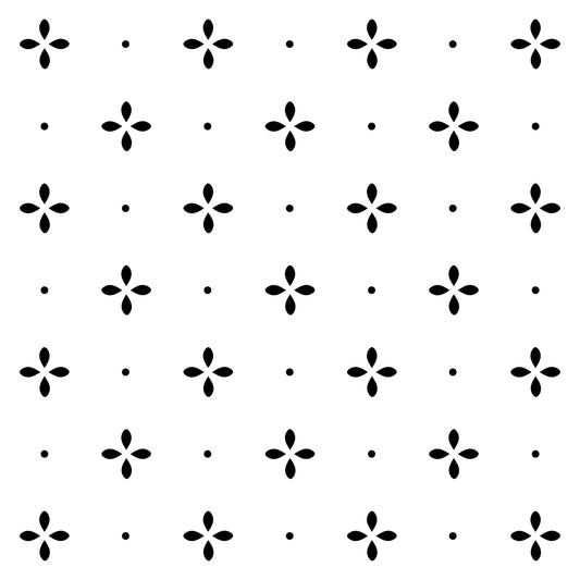 Petite Allover Pattern Stencil (10 mil Plastic) | Decor Stencils for Painting on Wood, Wall, Tile, Canvas, Paper, Fabric, Furniture and Floor | Reusable Stencil | FS118 by Designer Stencils
