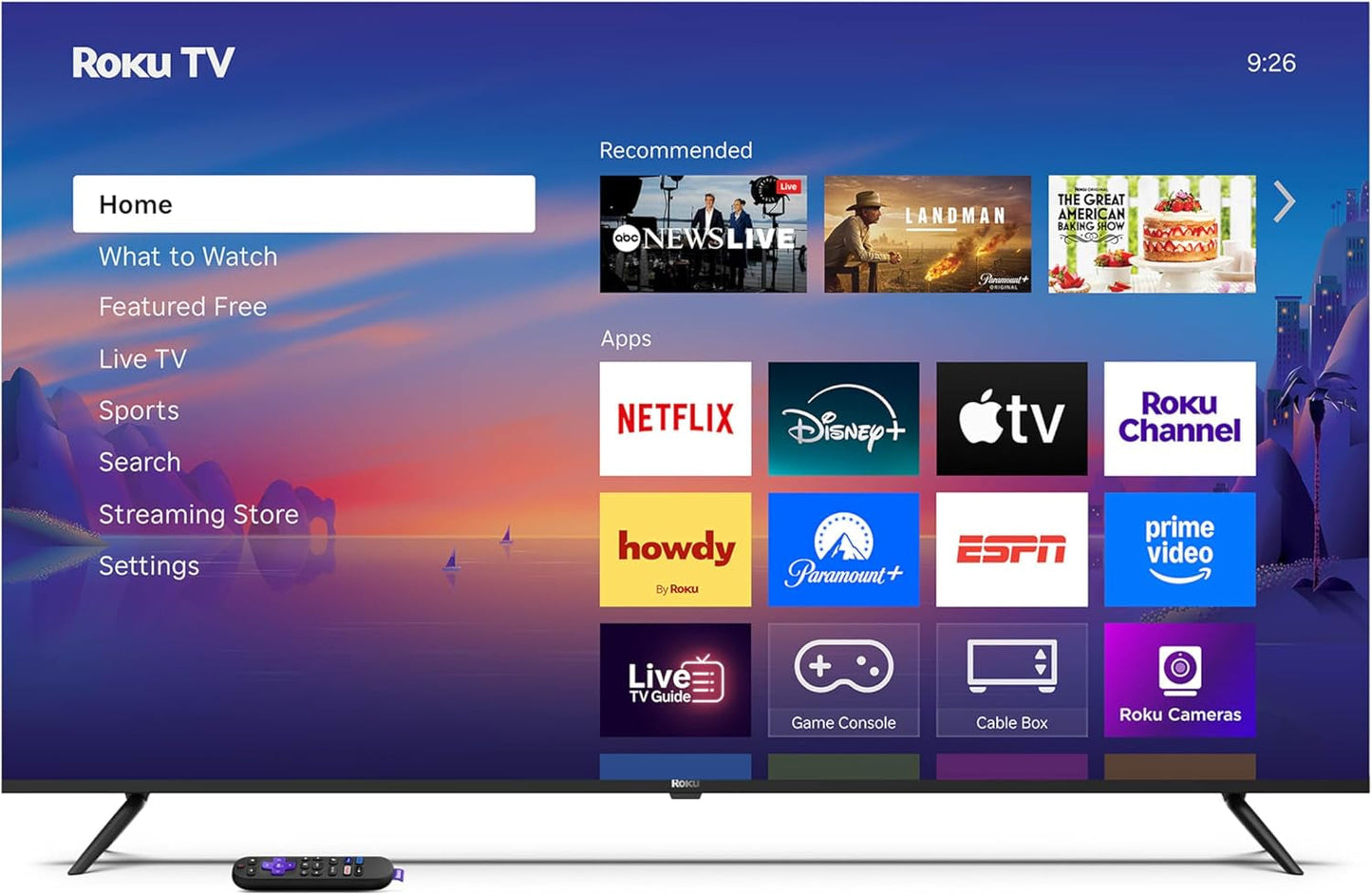 Smart TV 2025 – 65-Inch Select Series, 4K HDR TV – tv with Enhanced Voice Remote – Flat Screen LED Television with Wi-Fi for Streaming Live Local News, Sports, Family Entertainment