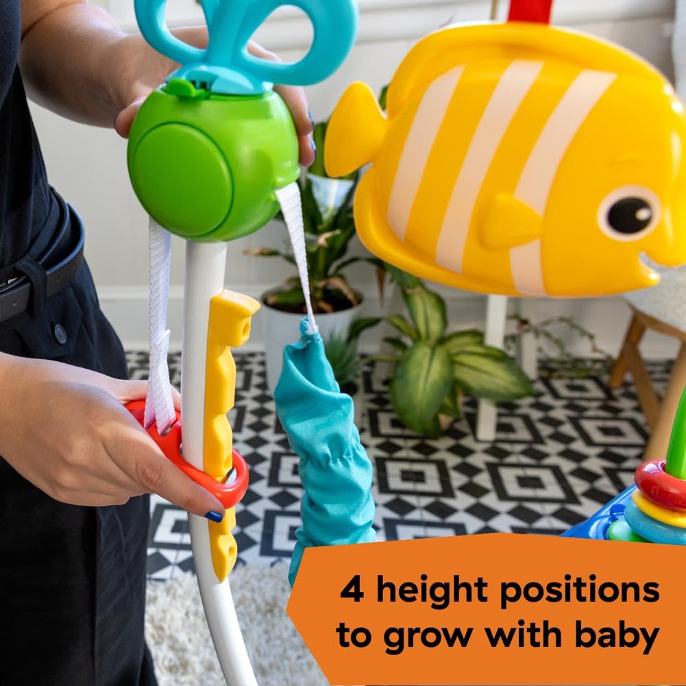 Baby Einstein Neptune's Ocean Discovery Activity Baby Jumper Activity Center, Ages 6 Months +, Max Weight 25 lbs., Unisex