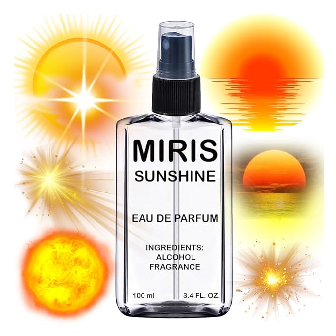 MIRIS Sunshine, Long-Lasting Unisex Eau de Parfum for Women & Men, Spray 3.4 Fl Oz / 100 ml
