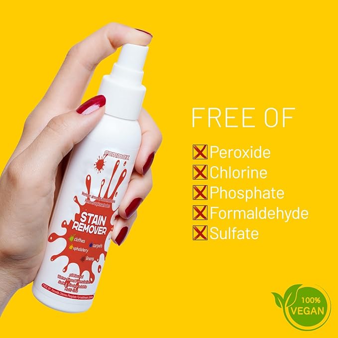 Multi-Use Stain Remover Spray, pH Neutral Formula for Clothes, Carpets, Upholstery and Linens, Water-Based Safe Formula for Baby Clothes (1)