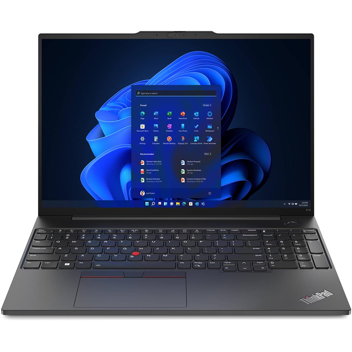 Lenovo Thinkpad E16 Gen 1 21Jn0040Us 16 Touchscreen Notebook - Wuxga - Intel Core I5 13Th Gen I5-1335U - 16 Gb - 512 Gb Ssd - En