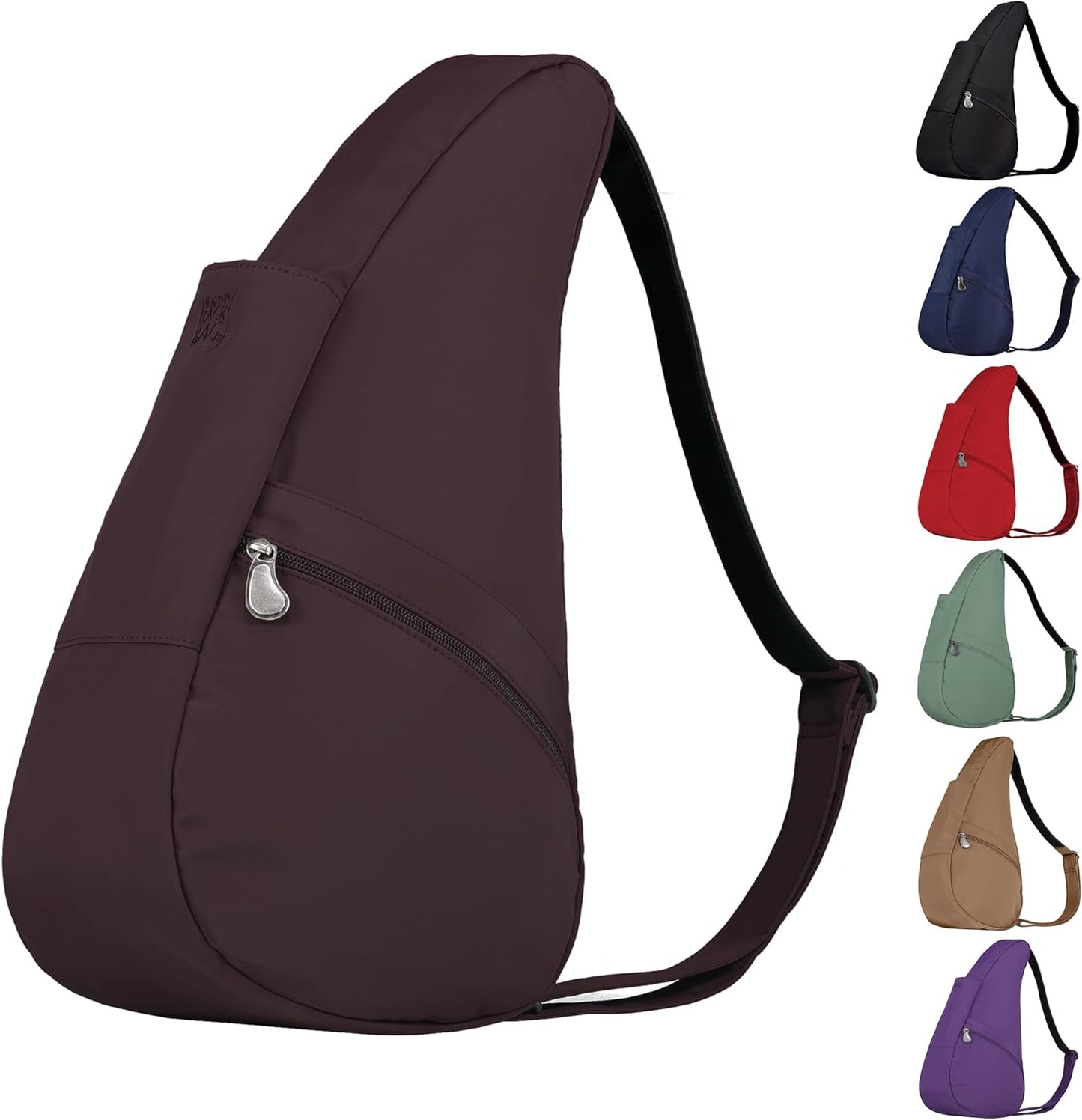 AmeriBag 17" Microfiber Crossbody Sling Healthy Back Bag