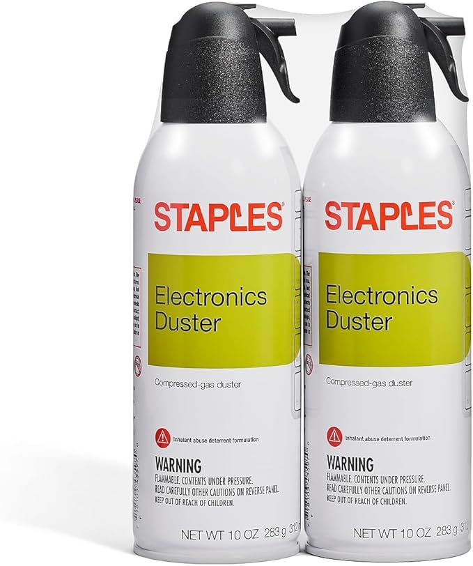 Staples Electronics Air Duster, 10 oz., 2/Pack