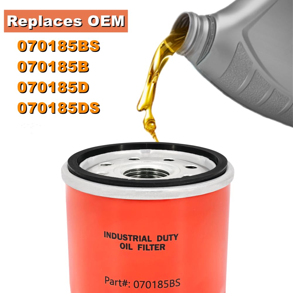 Gewxgzo 75Mm 070185Bs Oil Filter Replaces Ge-Nerac 070185B 070185D 070185Ds 070185 70185 Generators (2)