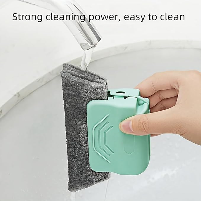 Magic Window Track Cleaner, 2026 Upgraded 5-in-1 Handheld Cleaning Tool for Window Sliders, Tile Grout, Shutter Slats, Car Vents & Narrow Gaps