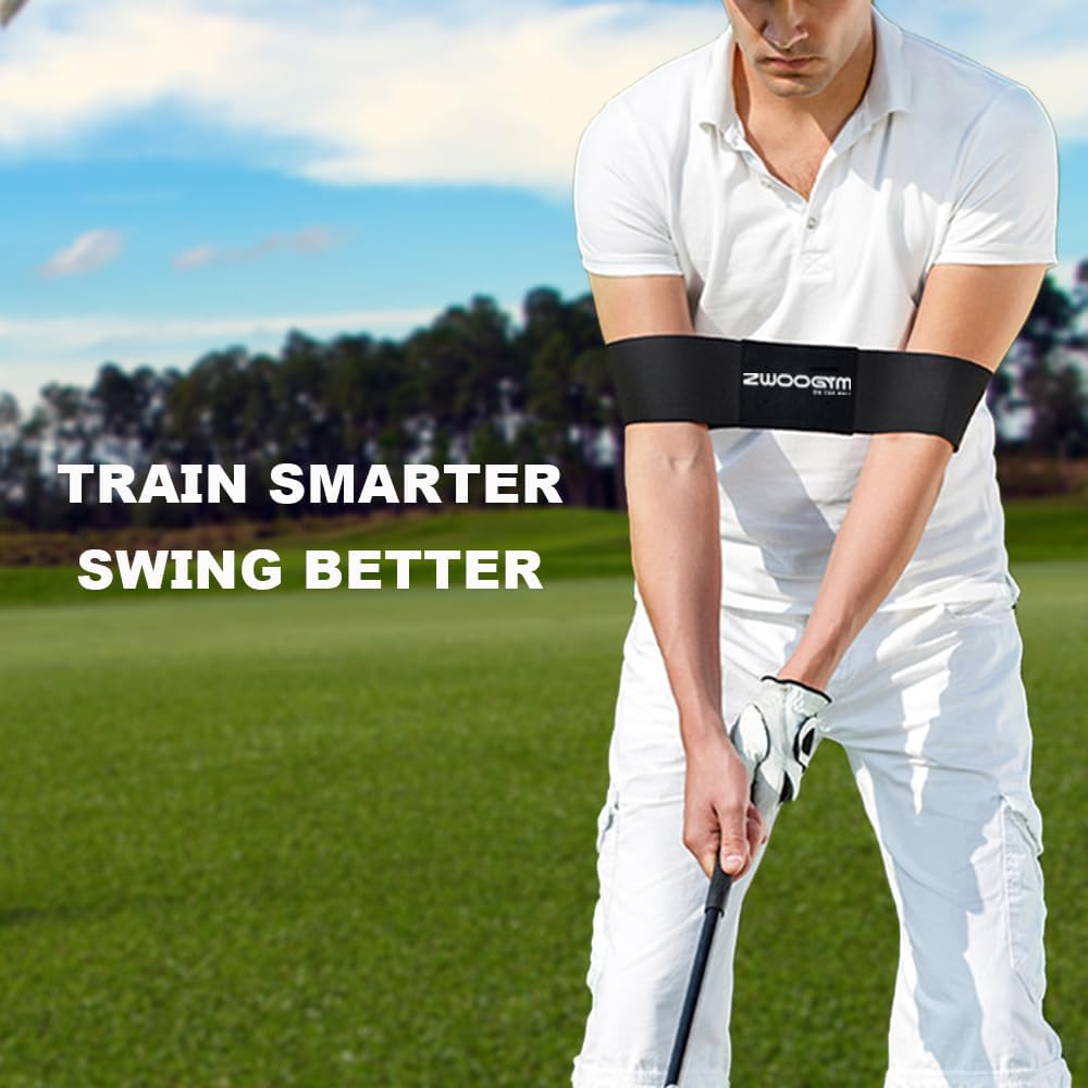Golf Swing Correcting Arm Band, Swing Trainer Aid，Golf Trainer for Right & Left-Handed Players