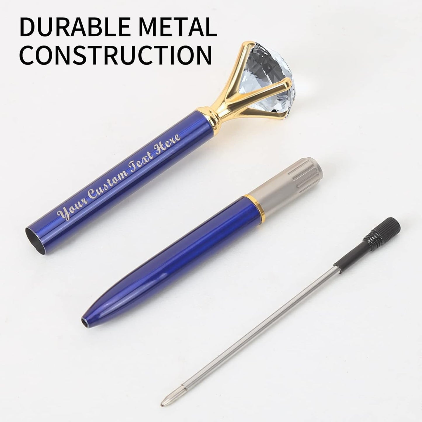 Diamond Pens Gift Pen Set for Writing - Fancy Pens for Girls, Crystal Jewel Cute Pens for Women, Girly Ballpoint Pen