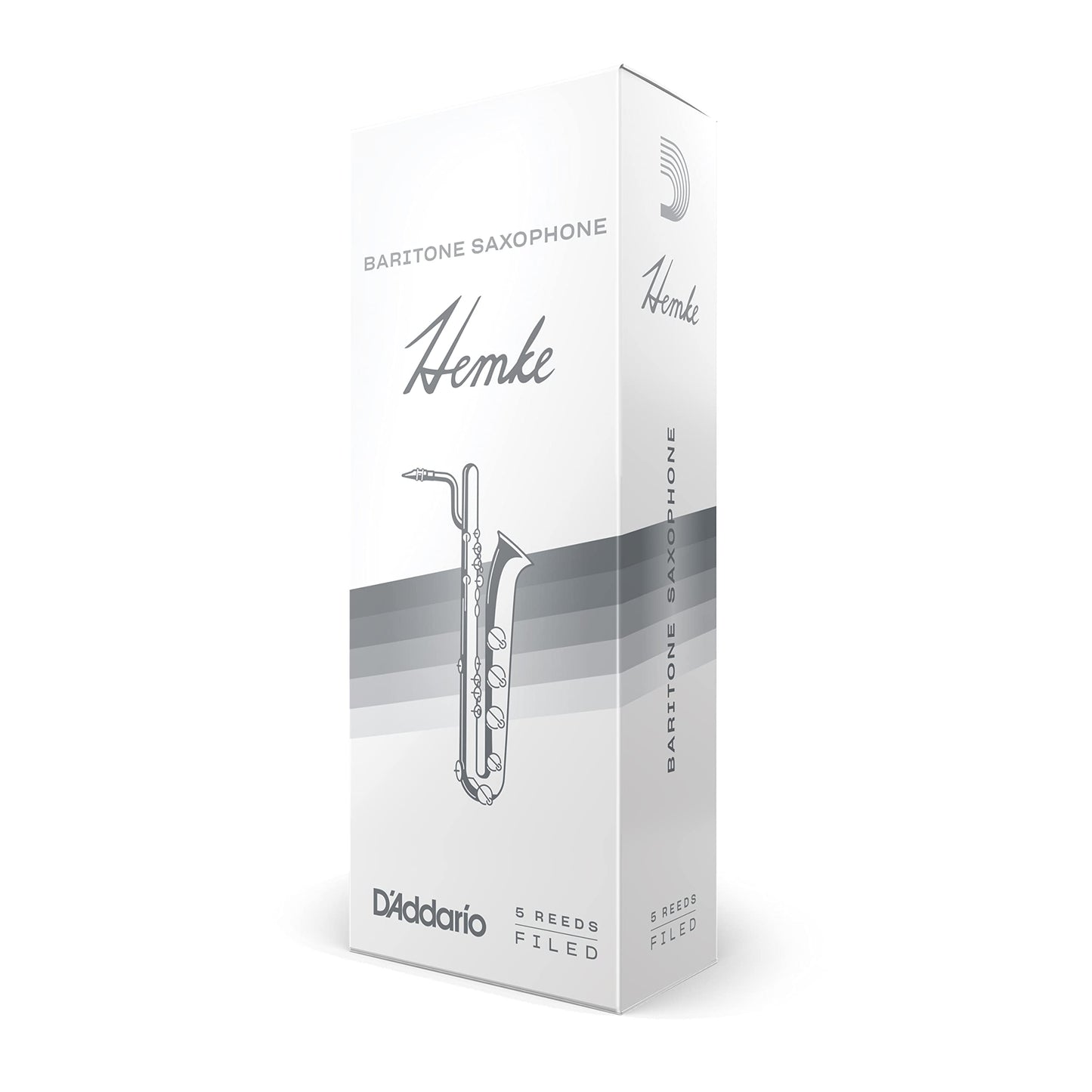DAddario Woodwinds Hemke Baritone Sax Reeds, Strength 3.5, 5-pack (RHKP5BSX350)