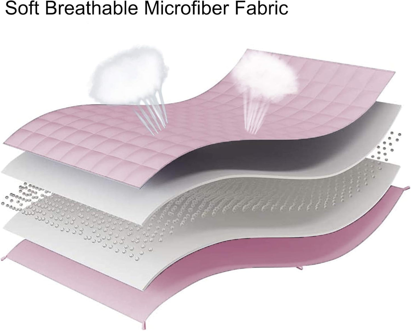 L'AGRATY Weighted Blanket - 40"x60" 10lbs Cooling Breathable Microfiber Material with Glass Beads Small Blanket All-Season Summer Fall Winter Soft Thick Comfort