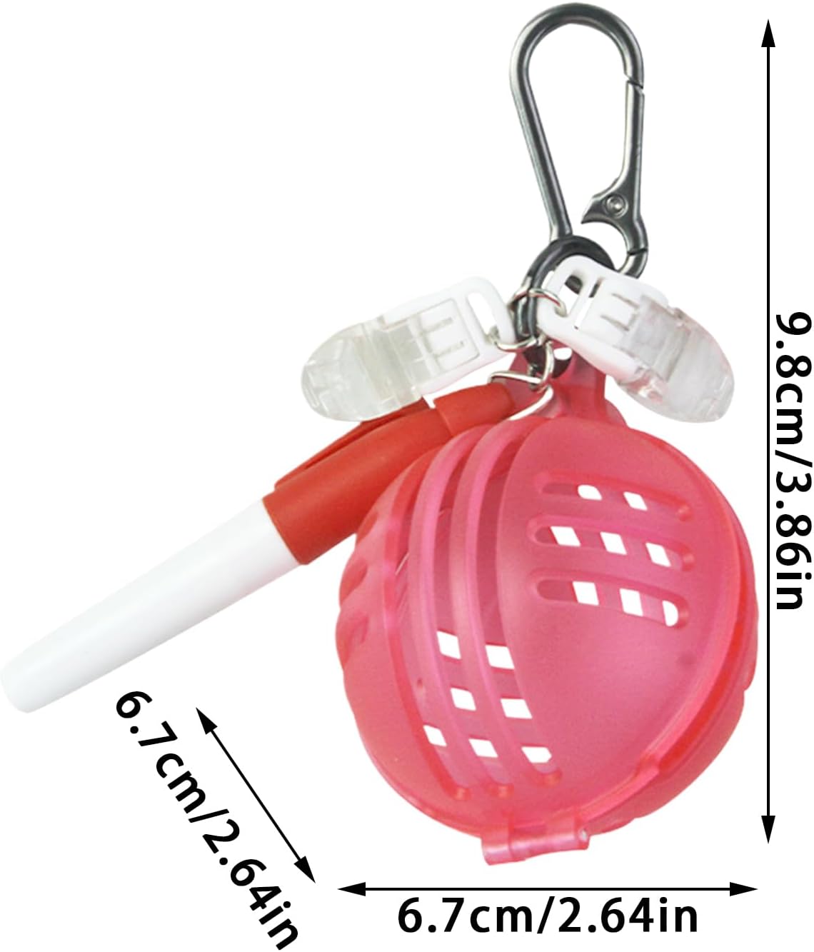 Golf Ball Line Marker Tool, Portable 360 Degree Stencil, Putting Alignment Aid, Golf Accessory with Easy Use and Precise Marking, Training Tool for Course Practice Sport Game Outdoor Competition Men