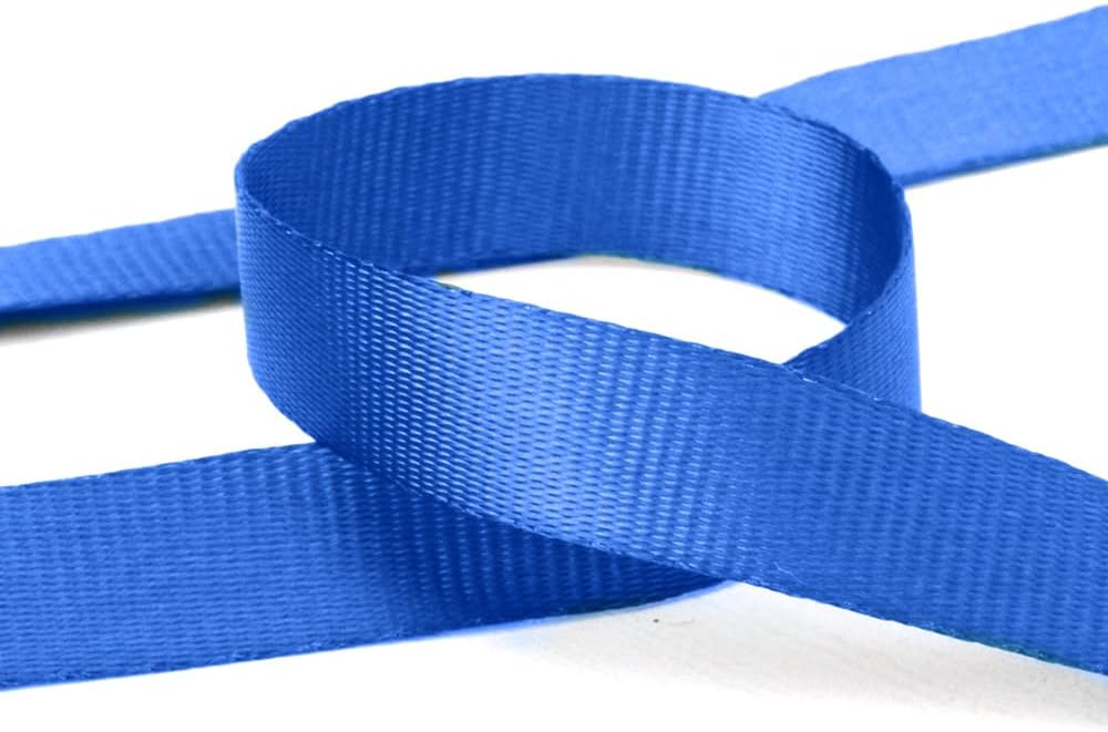Lanyards 50 Pcs Bulk Lanyard for Id Badges Flat Blue Lanyard with Badge Clip Swivel Hook (50, Blue)