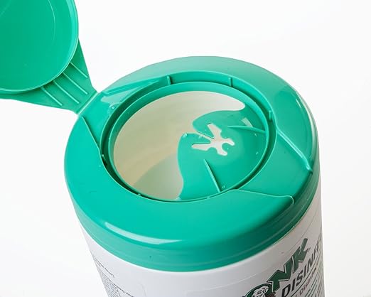 DREUMEX Monk Disinfectant Wipes, Large Lemon Breeze Fresh Scented Disinfectant Wipes , Value Pack Contains 6 Canisters of 80 Count, Perfect for Gyms, Fitness Clubs, Schools, Commercial Facilities