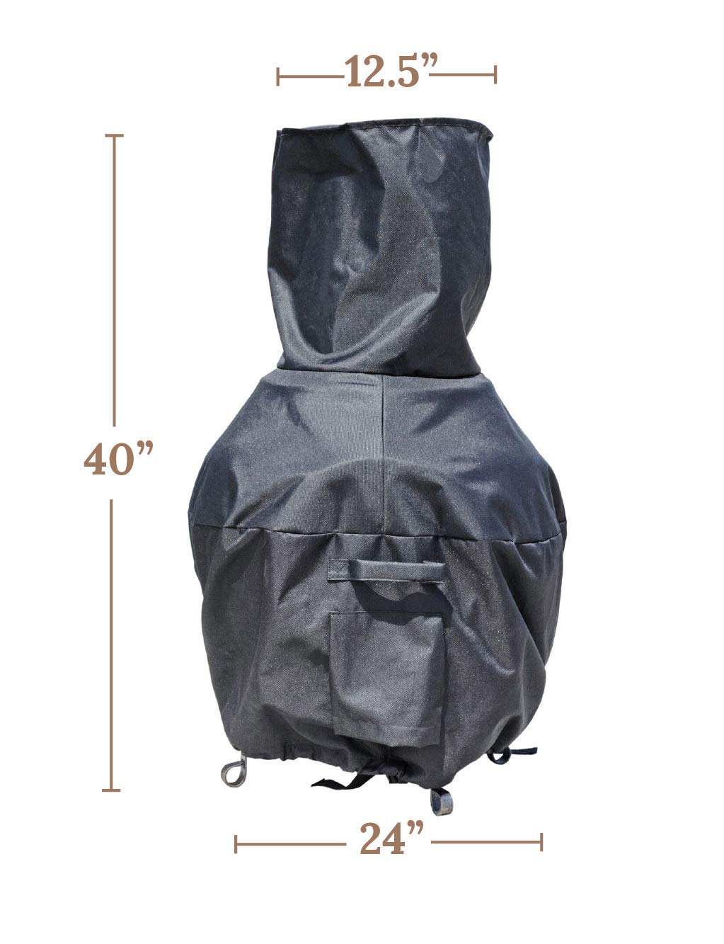 Sturdy Covers Chiminea Defender - Durable, Weather-Proof Chiminea Fire Pit Cover