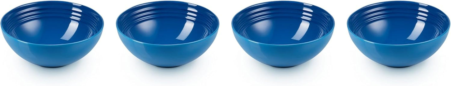Le Creuset Stoneware Set of 4 Soup Bowls, 22 oz. (6.25") each, Marseille