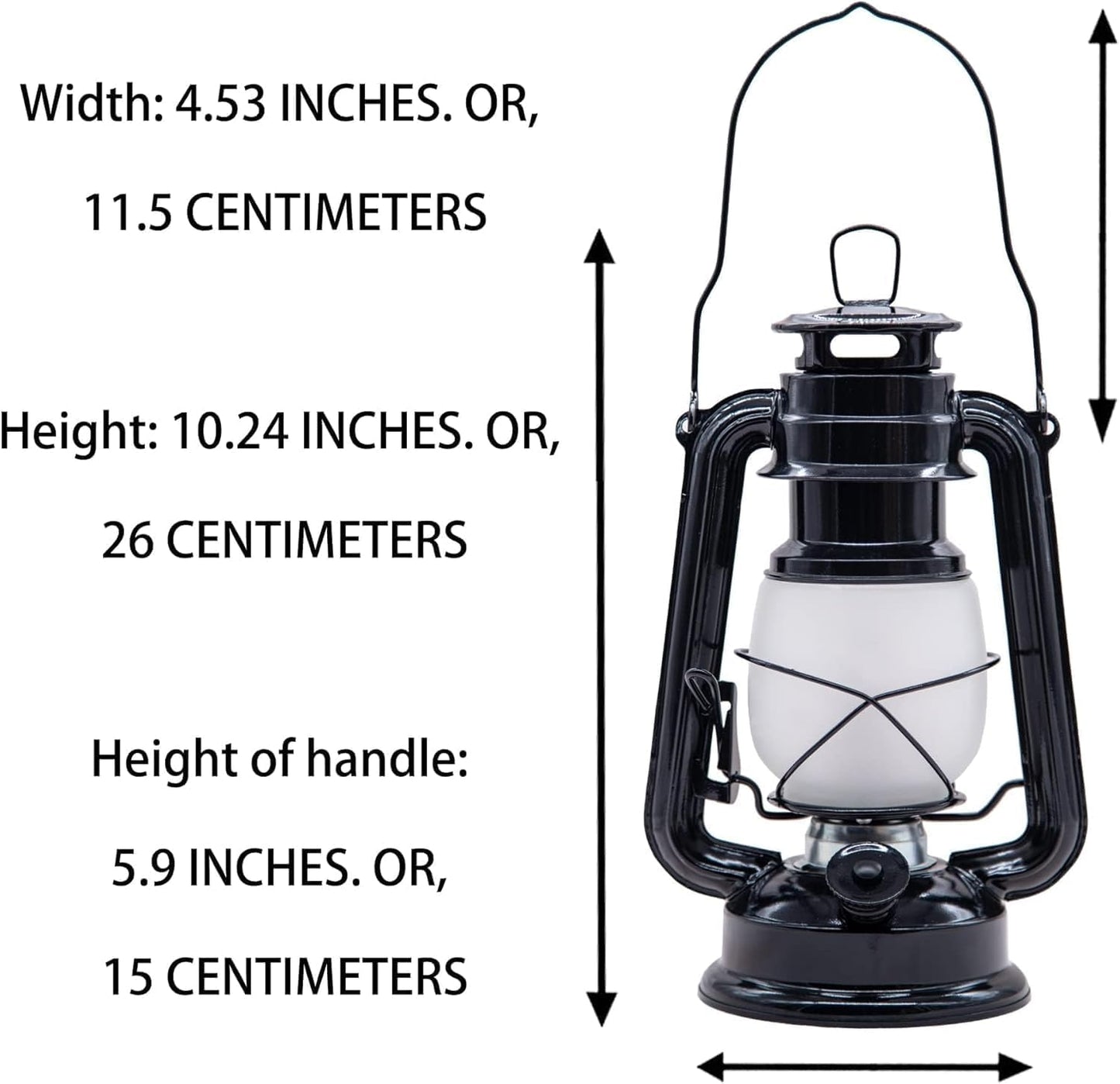 YAKii LED Vintage Flame Lantern Metal Outdoor Hanging Lantern with Dancing Flame Battery Operated Halloween Outdoor Indoor Decoration(Black Pack of 8)