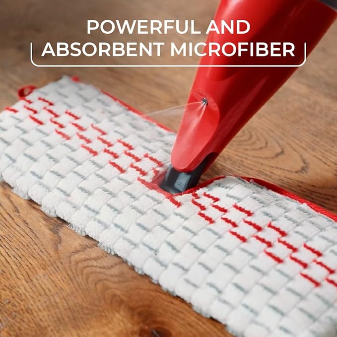 O-Cedar ProMist MAX Microfiber Spray Mop Removes 99% of Bacteria with just Water, Features 1 Extra Refill
